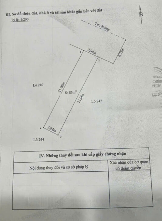 Nhà mặt đường Tô Vũ – 193 Văn Cao, 83m 4 tầng, đường 13m, Giá 7.5 tỉ