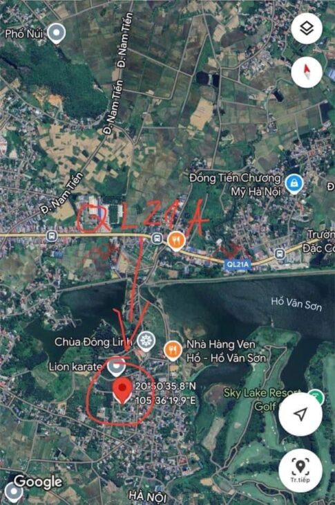 SIÊU PHẨM GIÁ 1 TỶ ĐẤT TẠI NAM PHƯƠNG TIẾN-CHƯƠNG MỸ D/T:129,8M