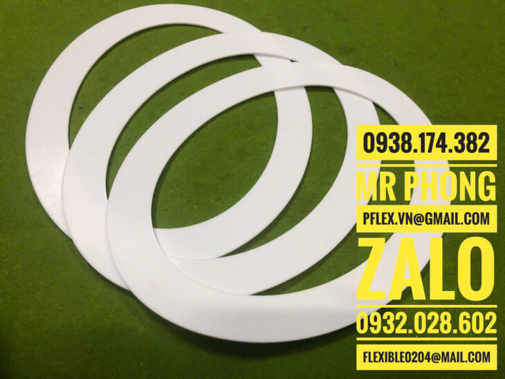 Ron Teflon chịu nhiệt -Giá Gioăng Teflon- Gia công ron teflon- Phớt teflon Cao su -Teflon Gioăng