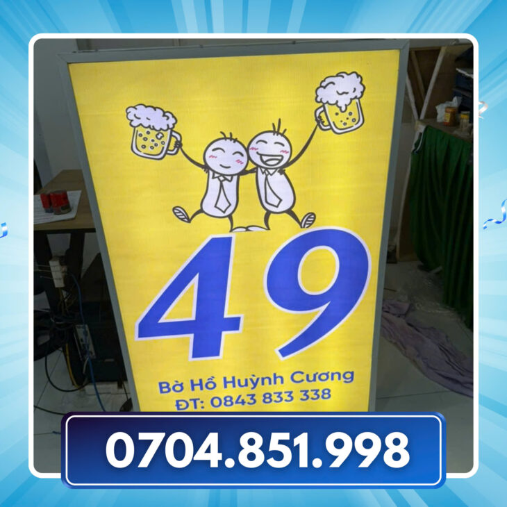 thiết kế in ấn thi công bảng biển hiệu