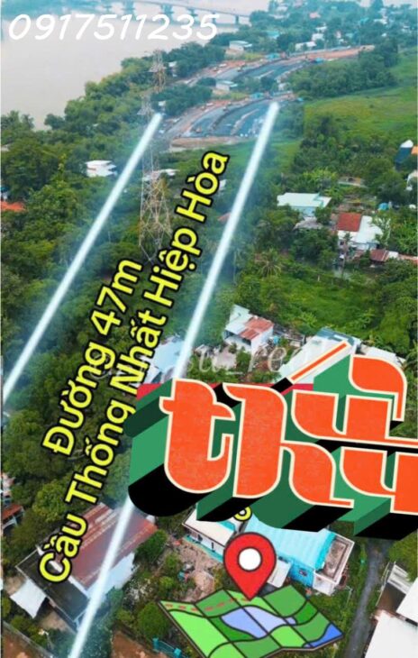 Bán đất view sông – p. Hiệp Hoà, Biên Hoà, 500m2 0917511235