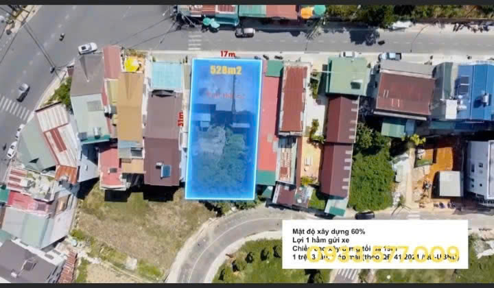 BÁN 528 m2 ĐẤT GẦN GA ĐÀ LẠT