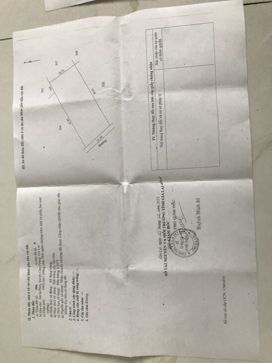 CHÍNH CHỦ CẦN BÁN GẤP MẢNH ĐẤT Ở IA PHÌN, CHƯ PRONG, GIA LAI DT: 1003,2 M2 và 1009,1 M2, GIÁ 1 TỶ