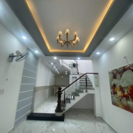 HẺM XE HƠI THÔNG – QUANG TRUNG GÒ VẤP – MỚI Ở NGAY – 2 TẦNG – 50M2 – CHỈ HƠN 4 TỶ