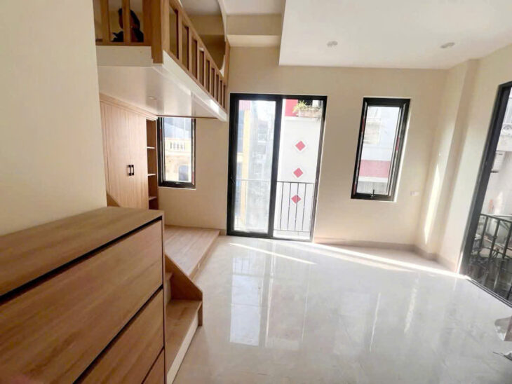 SIÊU PHẨM DÒNG TIỀN BA ĐÌNH – NHÀ MỚI XÂY – 7TẦNG – THANG MÁY – 12PKK – Đội Cấn 51m, 7 T, MT 5,2m