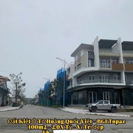 ???? Đất kiệt ô tô Hoàng Quốc Việt – 100m2 – 2,0X Tỷ