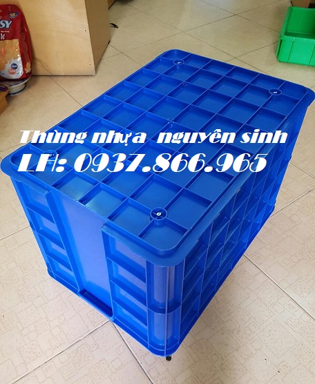 Thùng cao 39 đặc nan dày, thùng công nghiệp tại hà nội, thùng nhựa- sóng nhựa bít