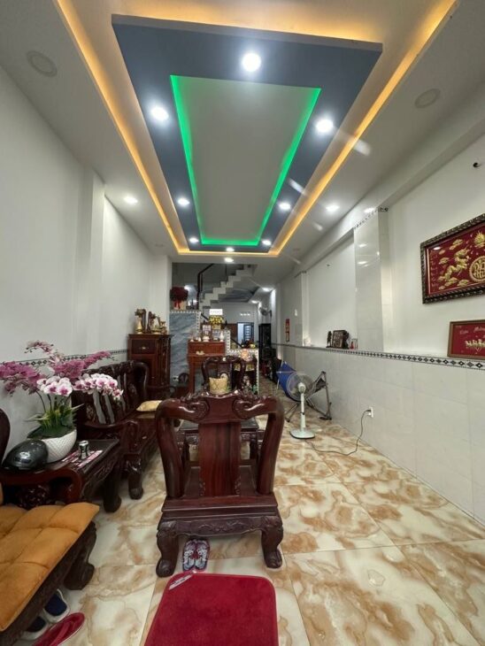 Bán nhà Bình Tân – Giáp Q.6 – Đường Tỉnh Lộ 10, Xe tải thông – 80m2 – 4 tầng mới đẹp – Nhỉnh 6 tỷ