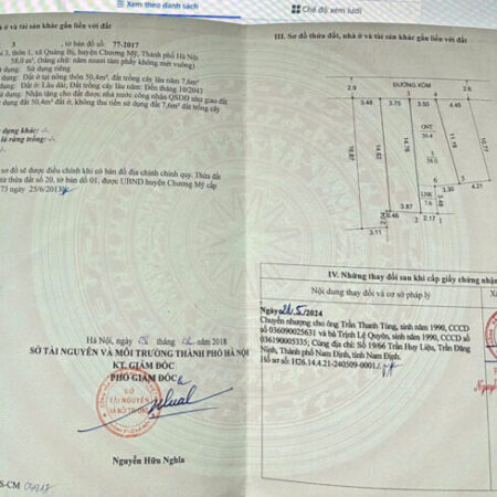 ĐẤT ĐẸP – GIÁ TỐT – Vị Trí Đắc Địa Tại Thôn 1, Xã Quảng Bị, Chương Mỹ, TPHN ĐẤT ĐẸP – GIÁ TỐT – Vị Trí Đắc Địa Tại Thôn 1, Xã Quảng Bị, Chương Mỹ, TPHN