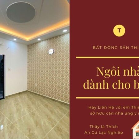 Nhà Bán Chưa Tới 2.9 tỷ 2 Tầng 45m2 Hiệp Thành Quận 12