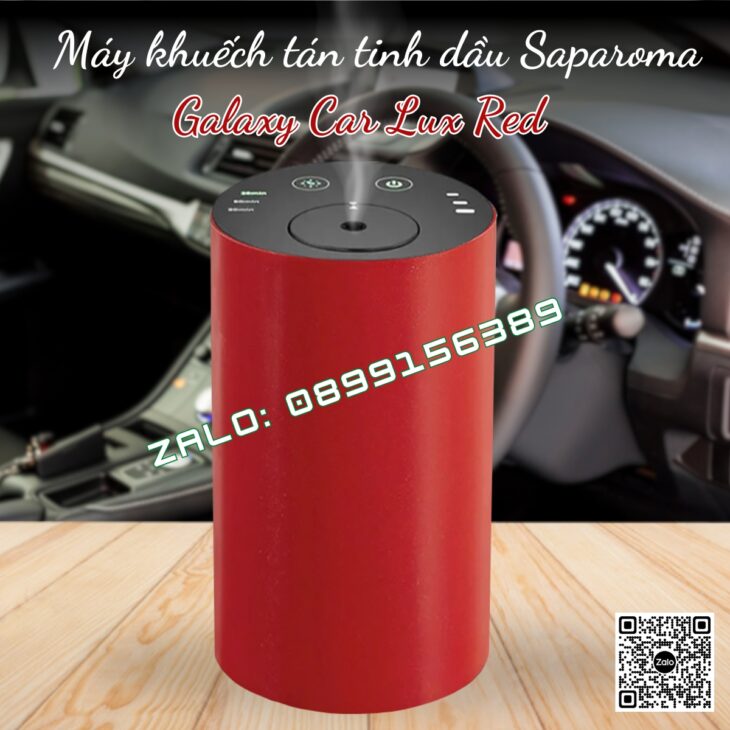 MÁY LÀM THƠM Ô TÔ SAPAROMA GALAXY CAR, PIN TÍCH ĐIỆN, HỖ TRỢ KHỬ MÙI XE Ô TÔ,PHUN TINH DẦU TRỰC TIẾP