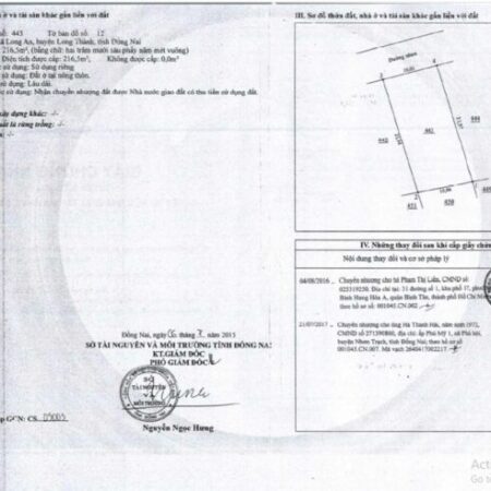 BÁN NHÀ 1 TRỆT 1 LẦU – KHU TĐC THÁI LẠC, LONG THÀNH, ĐỒNG NAI