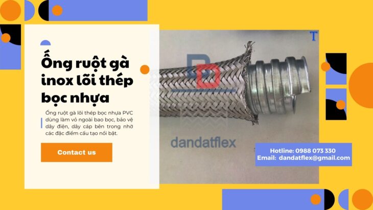 Ống ruột gà inox, ống luồn dây điện bọc nhựa PVC, ống ruột gà lõi thép bọc nhựa – bọc lưới