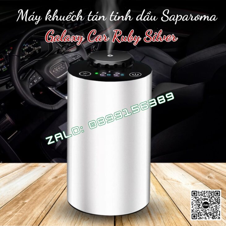 MÁY LÀM THƠM Ô TÔ SAPAROMA GALAXY CAR, PIN TÍCH ĐIỆN, HỖ TRỢ KHỬ MÙI XE Ô TÔ,PHUN TINH DẦU TRỰC TIẾP