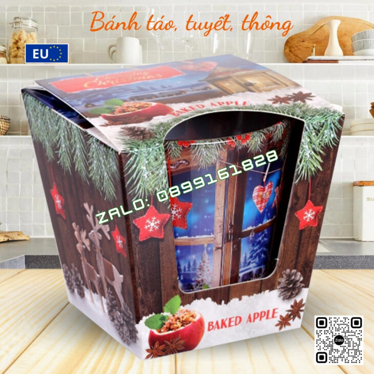 NẾN THƠM CAO CẤP NHẬP KHẨU CHÂU ÂU BARTEK 115g, DECOR TRANG TRÍ, THƠM PHÒNG, HỖ TRỢ KHỬ MÙI