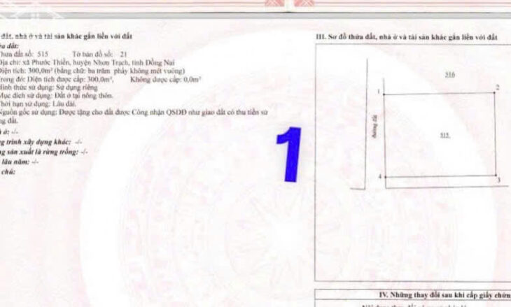 CHÍNH CHỦ CẦN BÁN GẤP 3 LÔ ĐẤT Hoặc Lẻ Từng Lô – RỘNG FULL THỔ CƯ XÃ PHƯỚC THIỀN – NHƠN TRẠCH-