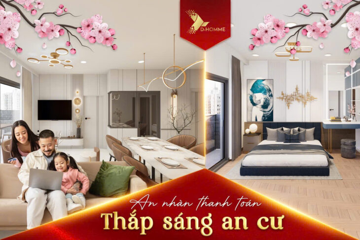 CĂN 3PN D-HOMME CHỈ 7.2 tỷ (100%) – quận 6