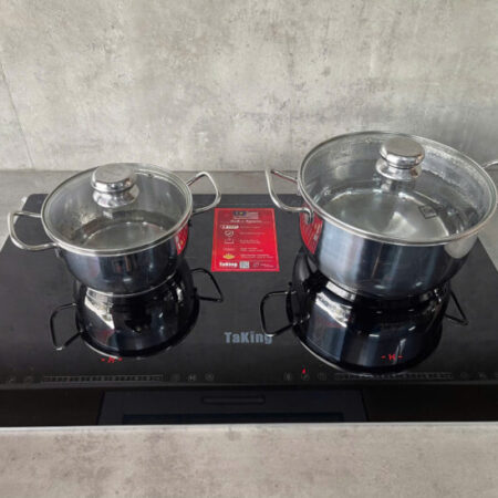 Bếp Từ Đôi TK 866I TaKing, Màu Sắc Tinh Tế, Hiện Đại, Nhiều Chức Năng Nấu An Toàn
