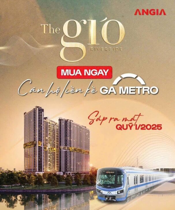 Mở bán 800 căn hộ đầu tiên THE GIÓ RIVERSIDE cạnh BX Miền Đông giá tốt nhất thị trường chỉ 1.6 tỷ