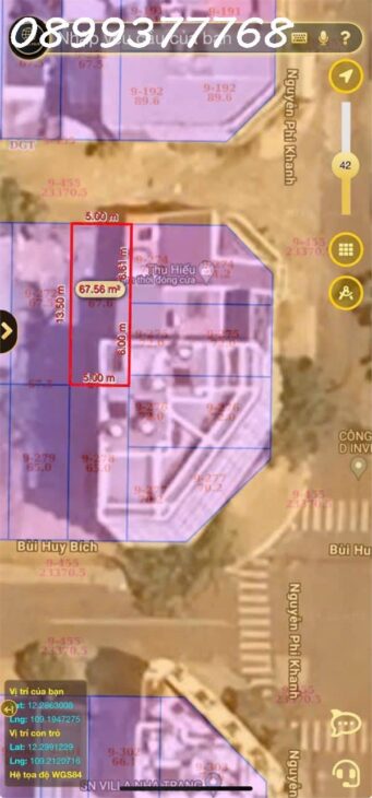 Bán lô đất tái định cư Hòn Xện Nha Trang giá chỉ 2ty7