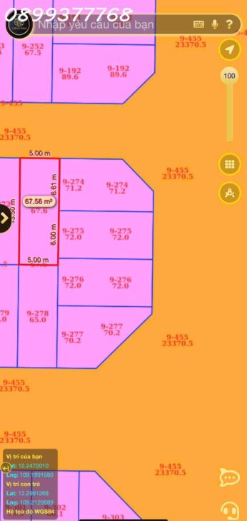 Bán lô đất tái định cư Hòn Xện Nha Trang giá chỉ 2ty7