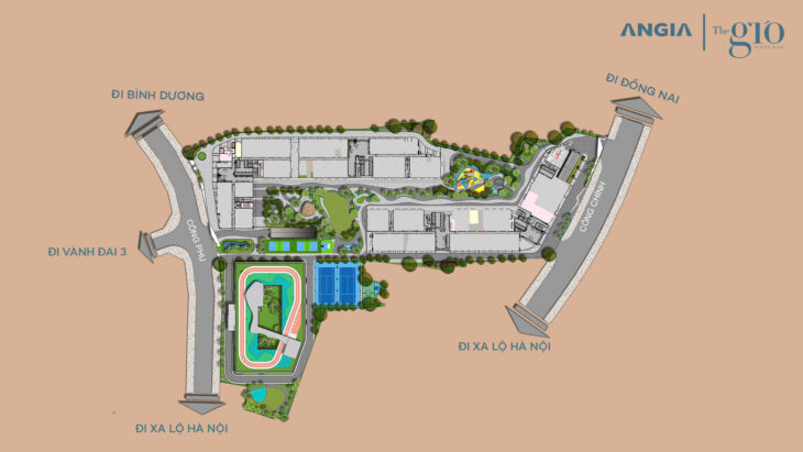 Bán Dự án The Gió An Gia 75m2 2PN 2WC TP Biên Hòa, Dĩ An, HCM, cạnh sông Đồng Nai, Ga Metro chỉ 40