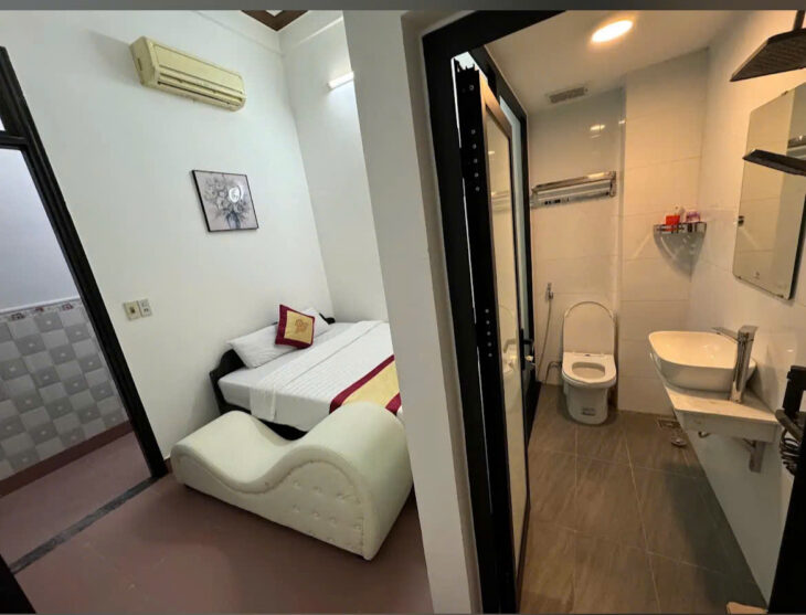 CHO THUÊ KHÁCH SẠN 4 TẦNG PHƯỜNG TRƯỜNG AN. CÓ 14 PHÒNG
