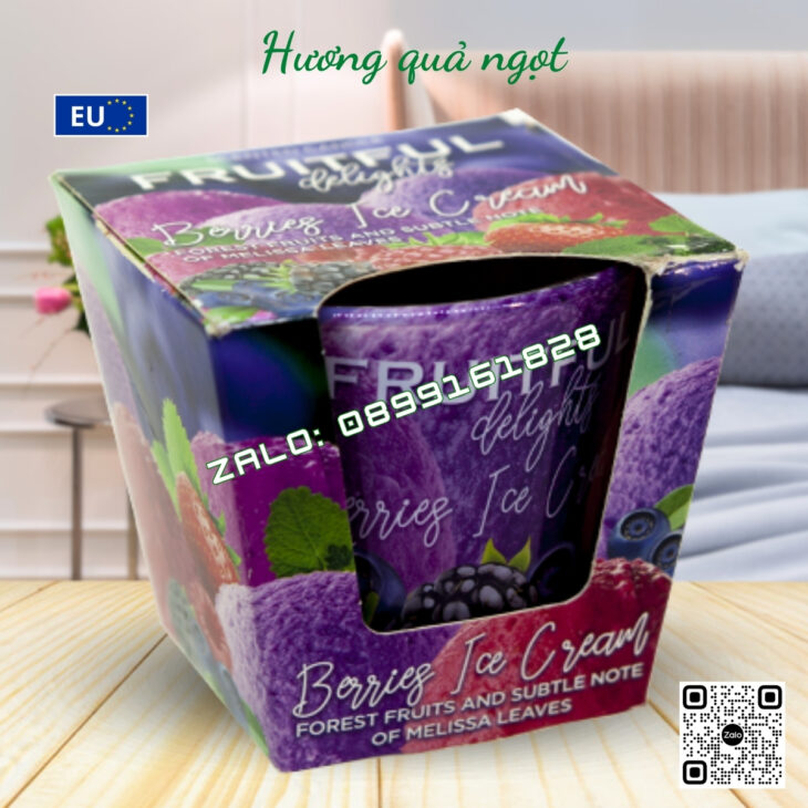 NẾN THƠM CAO CẤP NHẬP KHẨU CHÂU ÂU BARTEK 115g, DECOR TRANG TRÍ, THƠM PHÒNG, HỖ TRỢ KHỬ MÙI