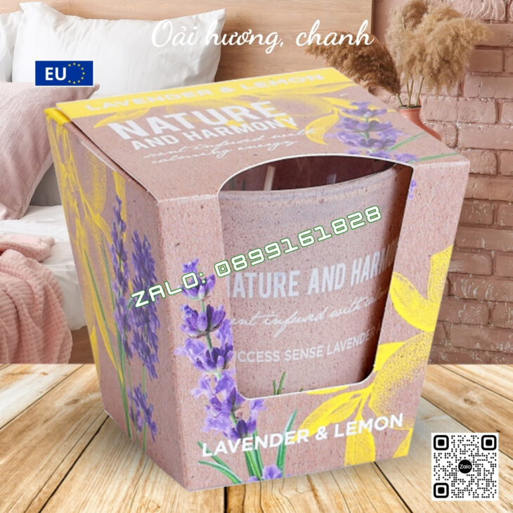 NẾN THƠM TINH DẦU NHẬP KHẨU CHÂU ÂU BARTEK 115g, HỖ TRỢ KHỬ MÙI, QUÀ TẶNG CAO CẤP, DECOR TRANG TRÍ