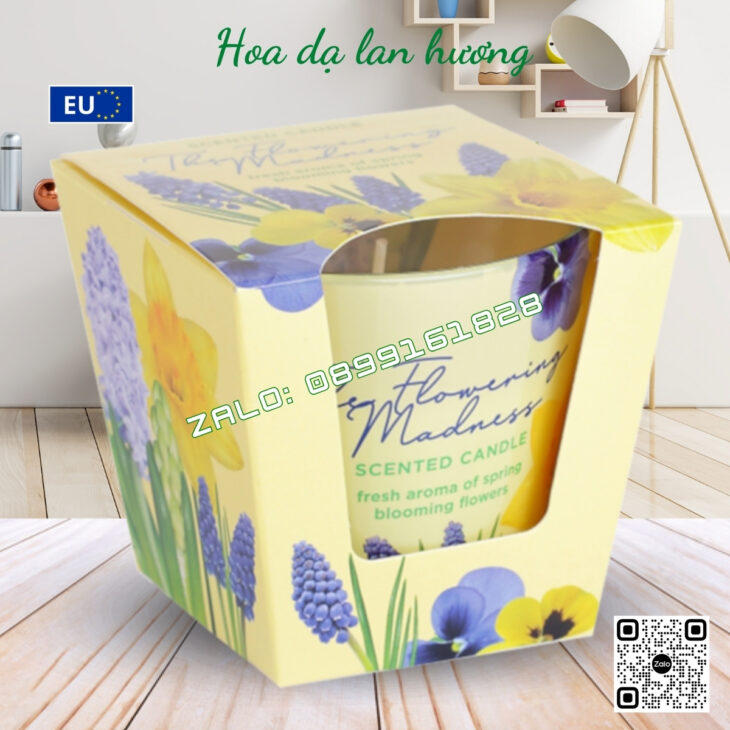 NẾN THƠM TINH DẦU NHẬP KHẨU CHÂU ÂU BARTEK 115g, HỖ TRỢ KHỬ MÙI, QUÀ TẶNG CAO CẤP, DECOR TRANG TRÍ
