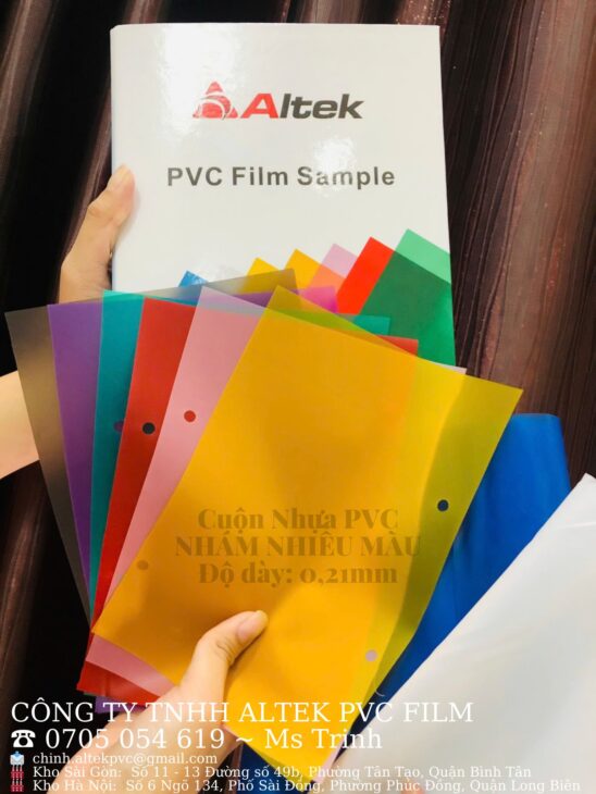 Cơ sở sản xuất nhựa pvc nhám nhiều màu giá rẻ