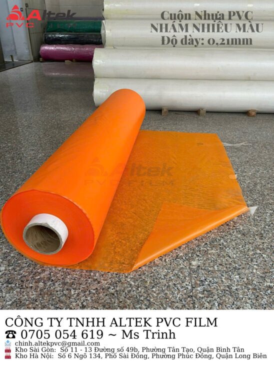 Cơ sở sản xuất nhựa pvc nhám nhiều màu giá rẻ