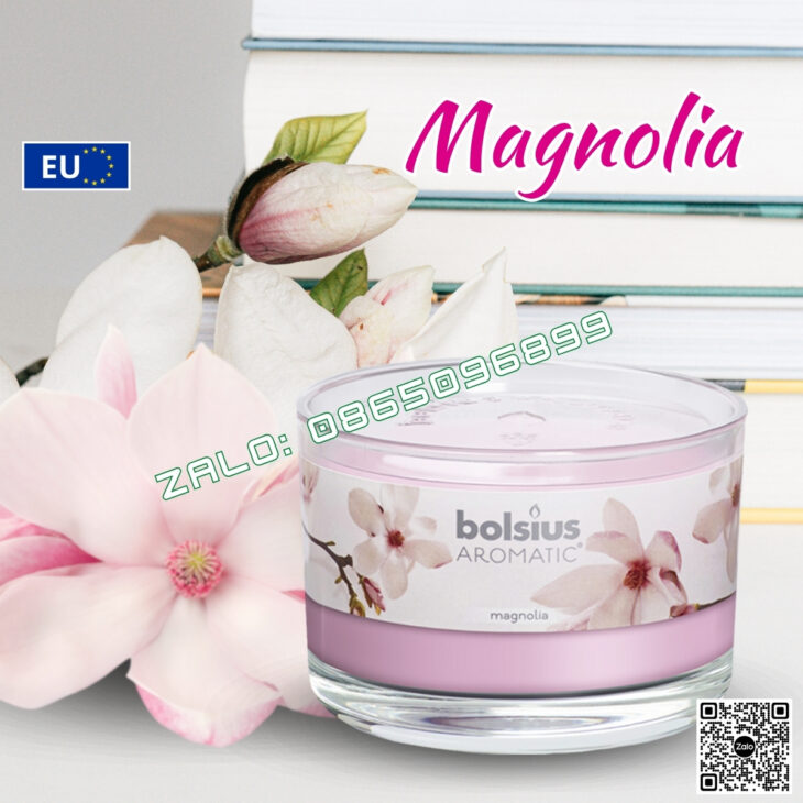 NẾN THƠM TINH DẦU BOLSIUS 155g, THƠM PHÒNG, HỖ TRỢ KHỬ MÙI, DECOR TRANG TRÍ, NHẬP KHẨU CHÂU ÂU