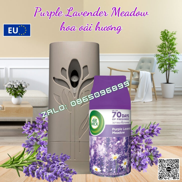 BỘ TINH DẦU XỊT THƠM PHÒNG TỰ ĐỘNG AIR WICK 250ML, NHẬP KHẨU CHÍNH HÃNG CHÂU ÂU, HỖ TRỢ KHỬ MÙI