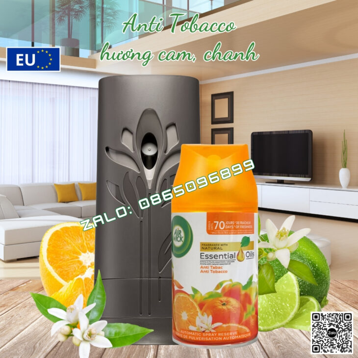 BỘ TINH DẦU XỊT THƠM PHÒNG TỰ ĐỘNG AIR WICK 250ML, NHẬP KHẨU CHÍNH HÃNG CHÂU ÂU, HỖ TRỢ KHỬ MÙI