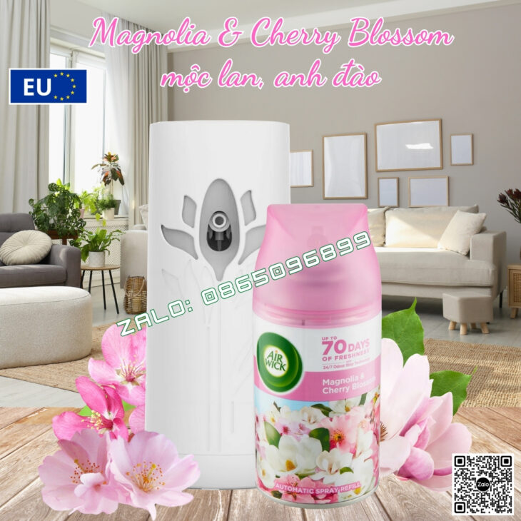 BỘ TINH DẦU XỊT THƠM PHÒNG TỰ ĐỘNG AIR WICK 250ML, NHẬP KHẨU CHÍNH HÃNG CHÂU ÂU, HỖ TRỢ KHỬ MÙI