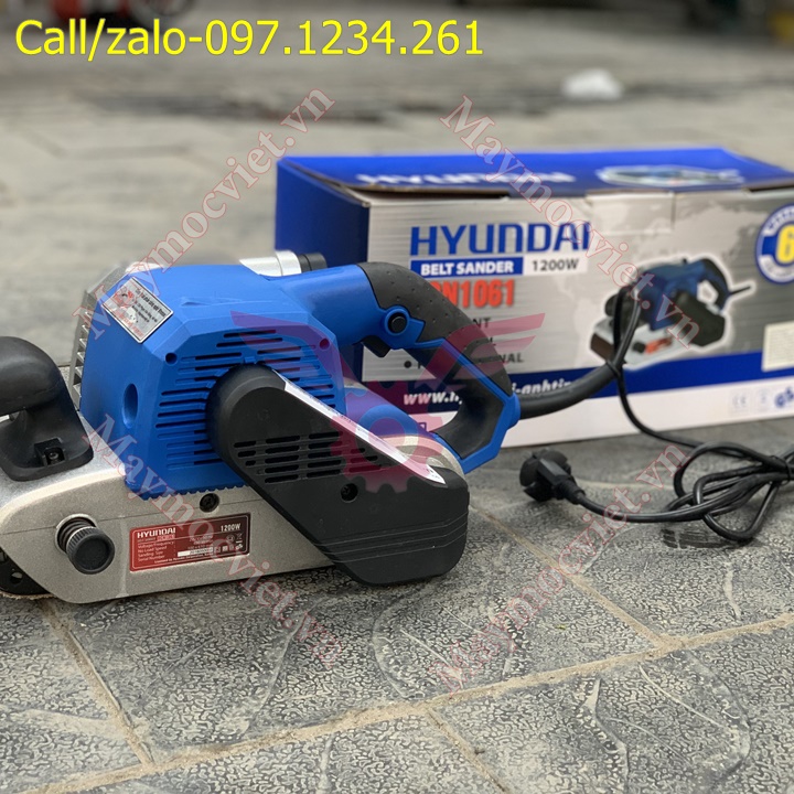 Máy chà và đánh bóng gỗ, thép Hyundai HCN 1061 giá rẻ