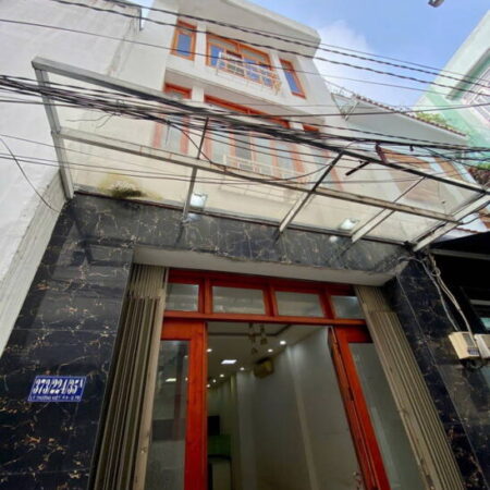 ???? BÁN NHÀ 4 TẦNG – LÝ THƯỜNG KIỆT, TÂN BÌNH – 4PN, 5WC, SÁT HẺM XE HƠI ????