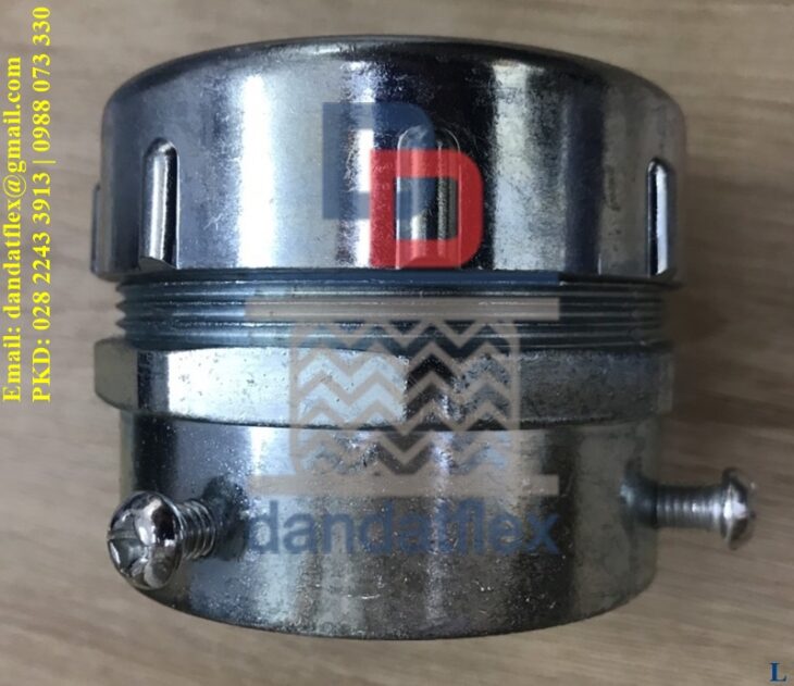 Ống ruột gà lõi thép, ống thép luồn dây điện, ống ruột gà lõi thép bọc nhựa pvc D20 và đầu nối