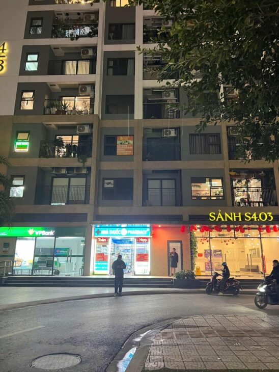 CHO THUÊ MẶT BẰNG KINH DOANH – CĂN HỘ VINHOME SMART CITY SẢNH S403, 43M2 CHỈ 9 TRIỆU 1 THÁNG