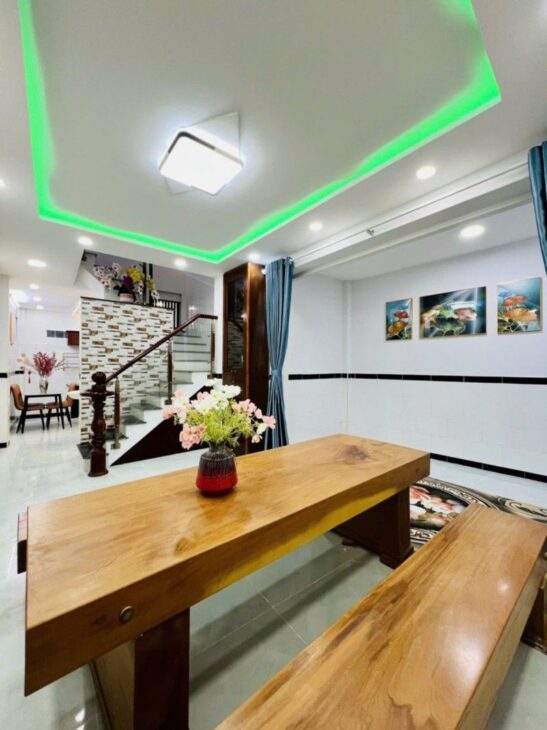 BÁN NHÀ GÒ VẤP ĐƯỜNG LÊ VĂN THỌ, 1 TRỆT 1 LẦU, 2PN 2 WC, HẺM XE HƠI GIÁ CHỈ 4.2 TỶ