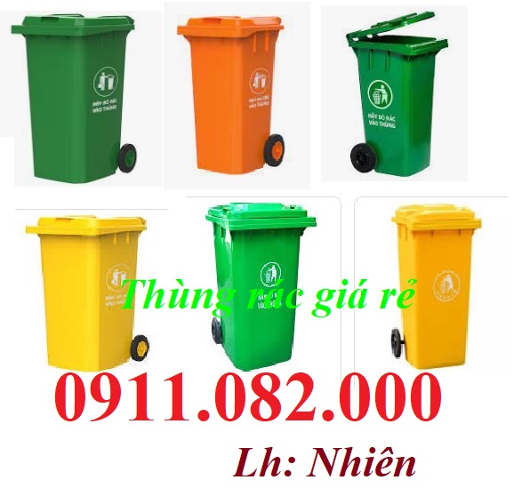 Sản phẩm thùng rác giá rẻ- thùng rác 120 lít 240 lít 660 lít giá sỉ tại miền tây- lh 0911082000