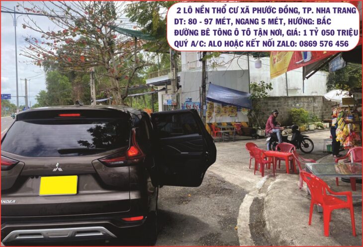 Bán đất nền thổ cư tại xã diên đồng, nha trang, khánh hoà