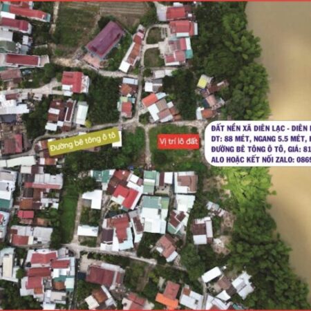 đất nền tại xã diên lạc diên khánh khánh hoà