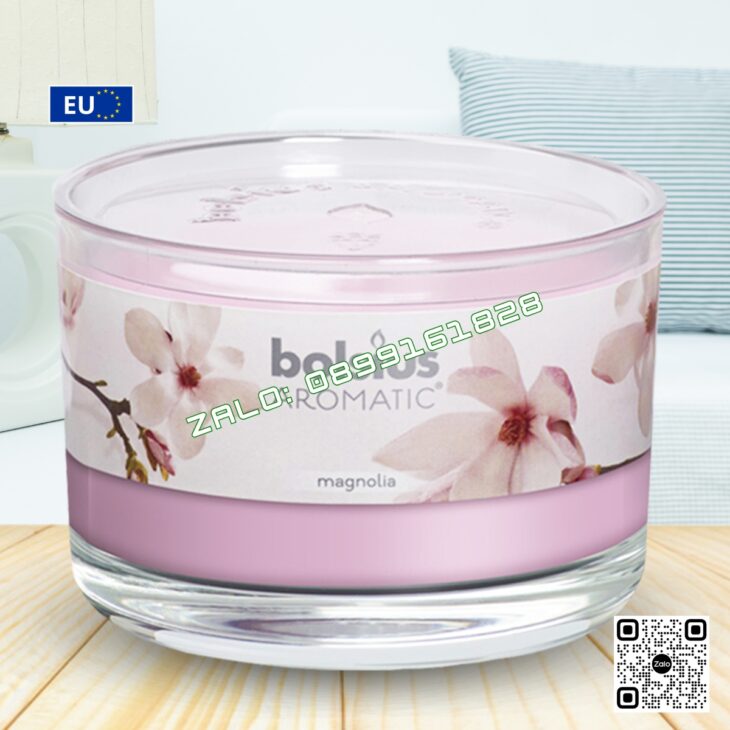 NẾN THƠM TINH DẦU BOLSIUS 155g, NHẬP KHẨU CHÂU ÂU, DECOR TRANG TRÍ, HỖ TRỢ KHỬ MÙI, QUÀ TẶNG CAO CẤP