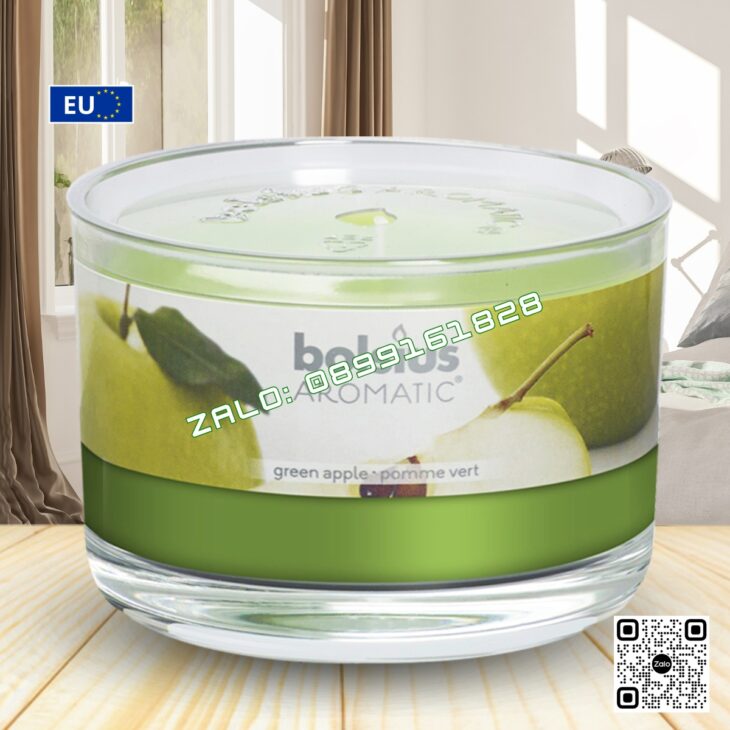 NẾN THƠM TINH DẦU BOLSIUS 155g, NHẬP KHẨU CHÂU ÂU, DECOR TRANG TRÍ, HỖ TRỢ KHỬ MÙI, QUÀ TẶNG CAO CẤP