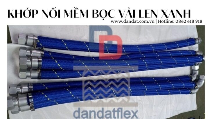 Khop noi mem inox, ống mềm công nghiệp, khớp nối mềm inox nối ren, nối mềm inox