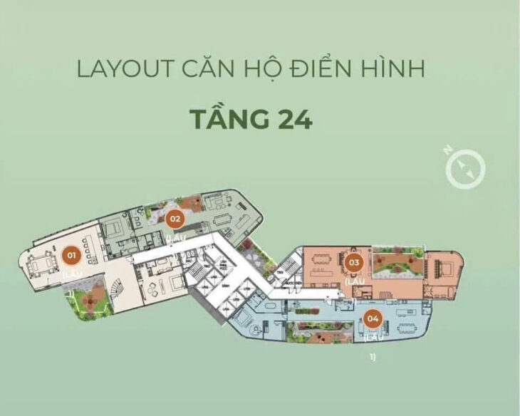 Bán Penhouse Thảo Điền Green Nguyễn Văn Hưởng Thảo Điền 400m2 cạnh Ga Metro Vincom chỉ 230 triệu/m2