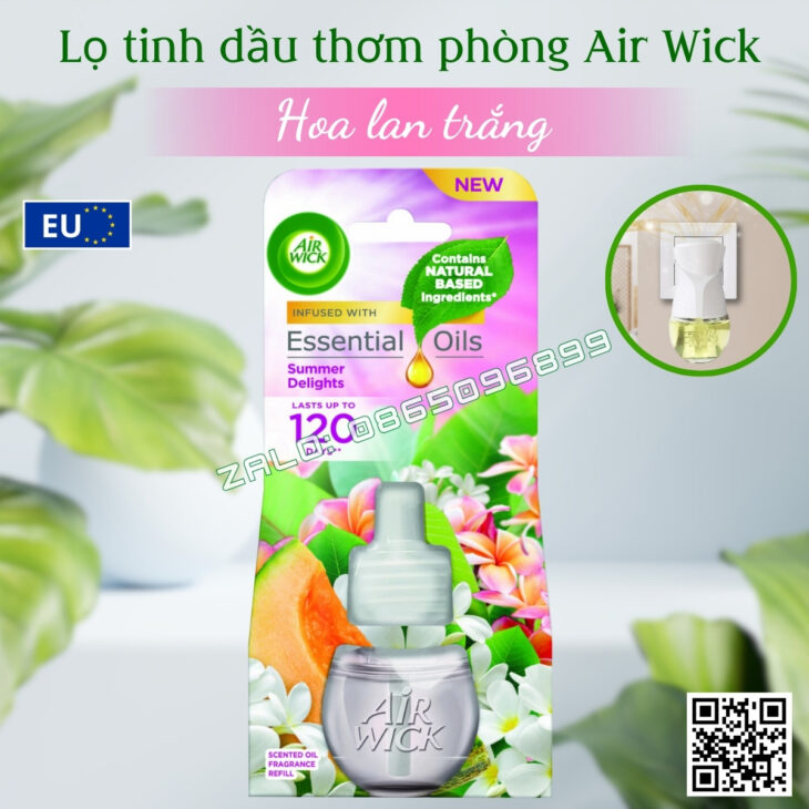 LỌ TINH DẦU THƠM PHÒNG AIR WICK 19ML, HỖ TRỢ KHỬ MÙI, THƯ GIÃN, NHẬP KHẨU CHÍNH HÃNG CHÂU ÂU,