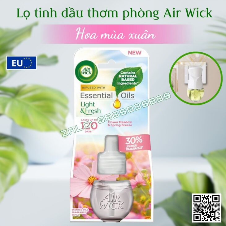 LỌ TINH DẦU THƠM PHÒNG AIR WICK 19ML, HỖ TRỢ KHỬ MÙI, THƯ GIÃN, NHẬP KHẨU CHÍNH HÃNG CHÂU ÂU,